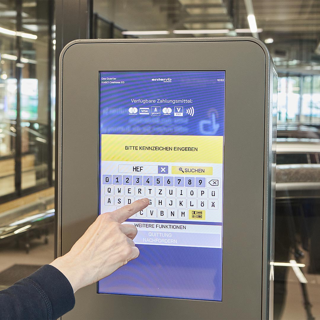 Bargeldloszahlen am Automaten