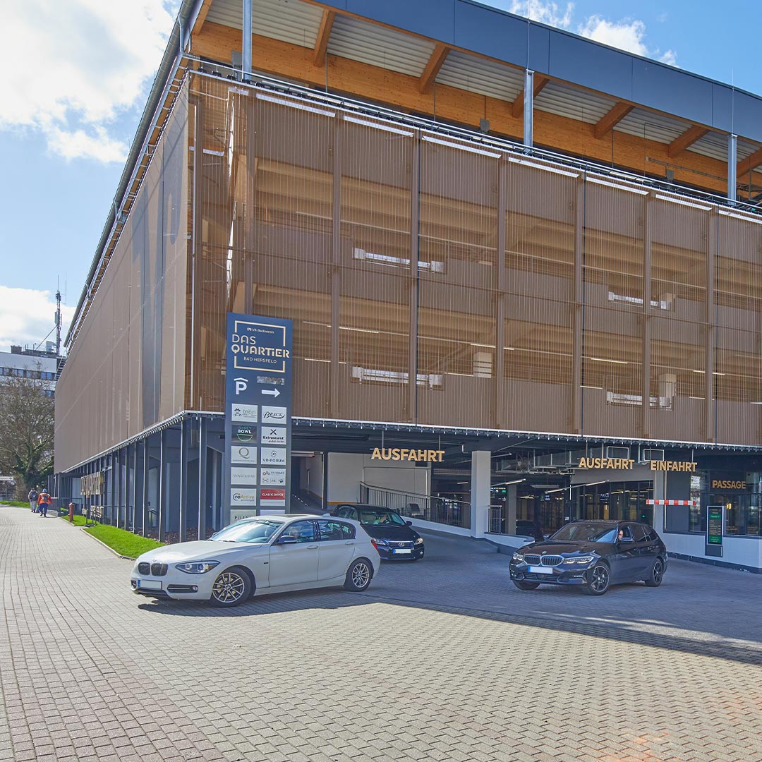 Modernes Parkhaus in Bad Hersfeld: Parken Im Das Quartier Bad Hersfeld